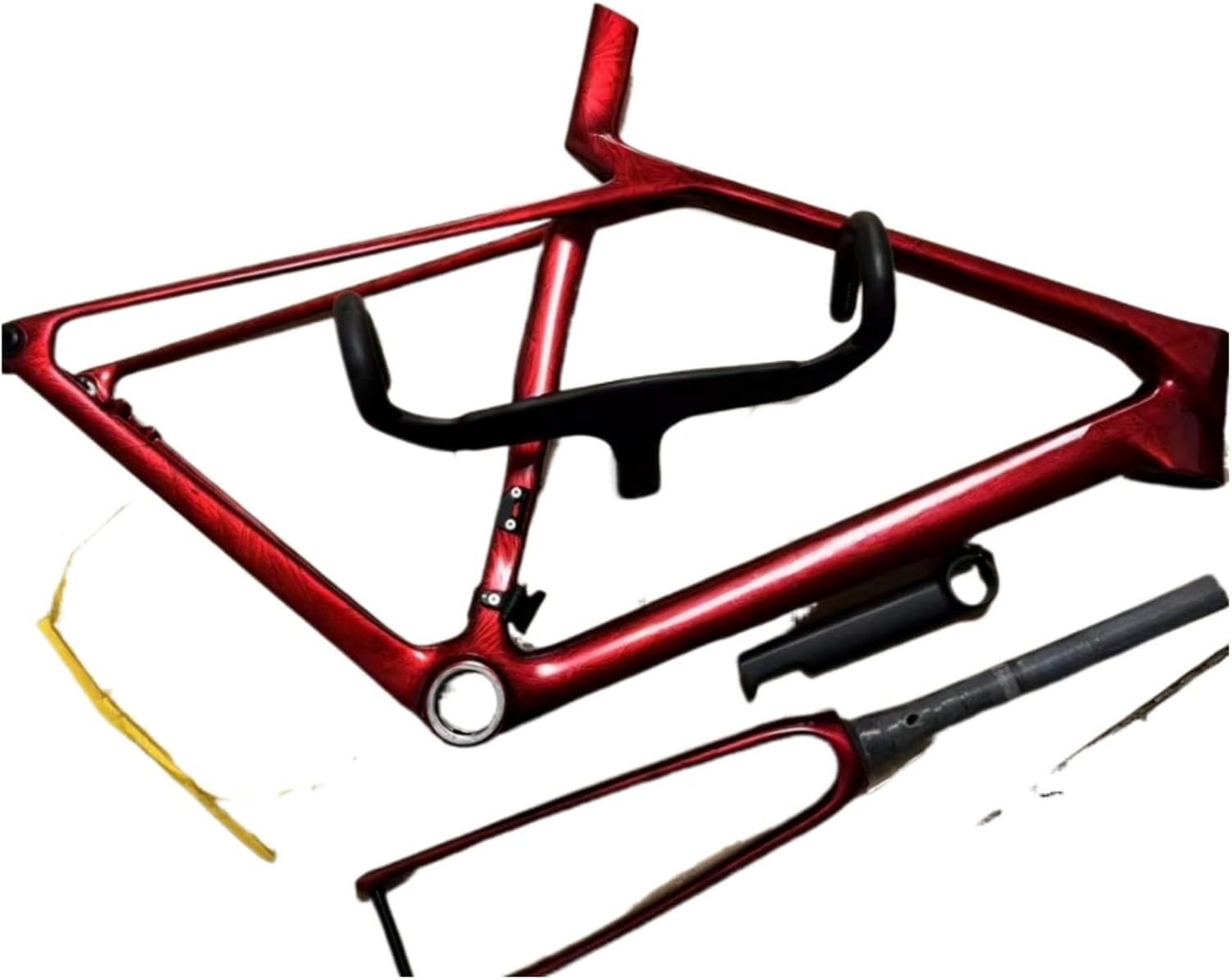 Carbon Road Bike Frame Disc Brake Bicycle Frameset with Handlebar Stem