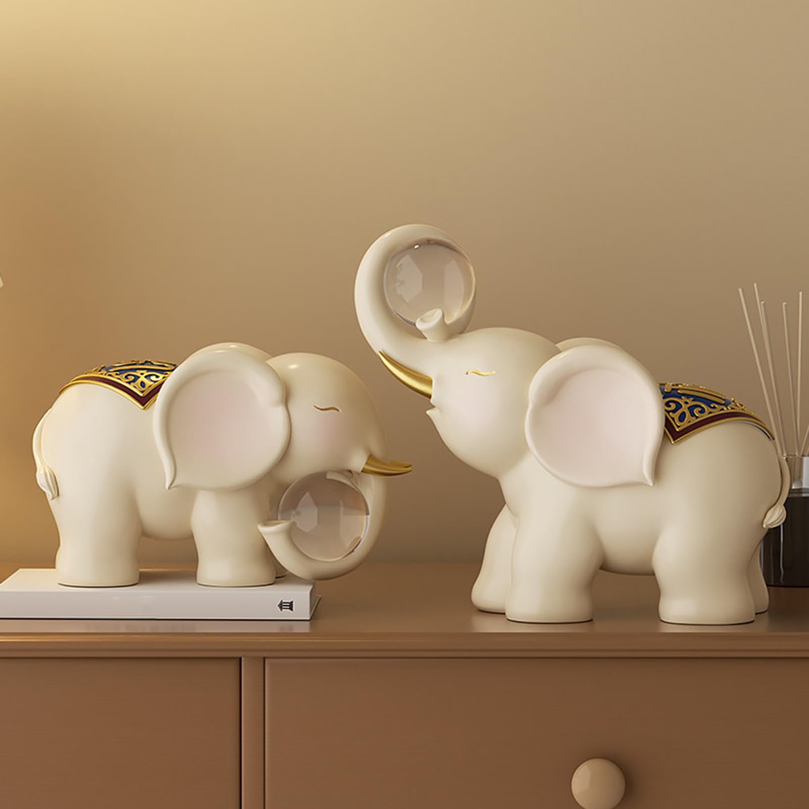 Statues d'éléphant en résine, le cadeau idéal de pendaison de crémaillère