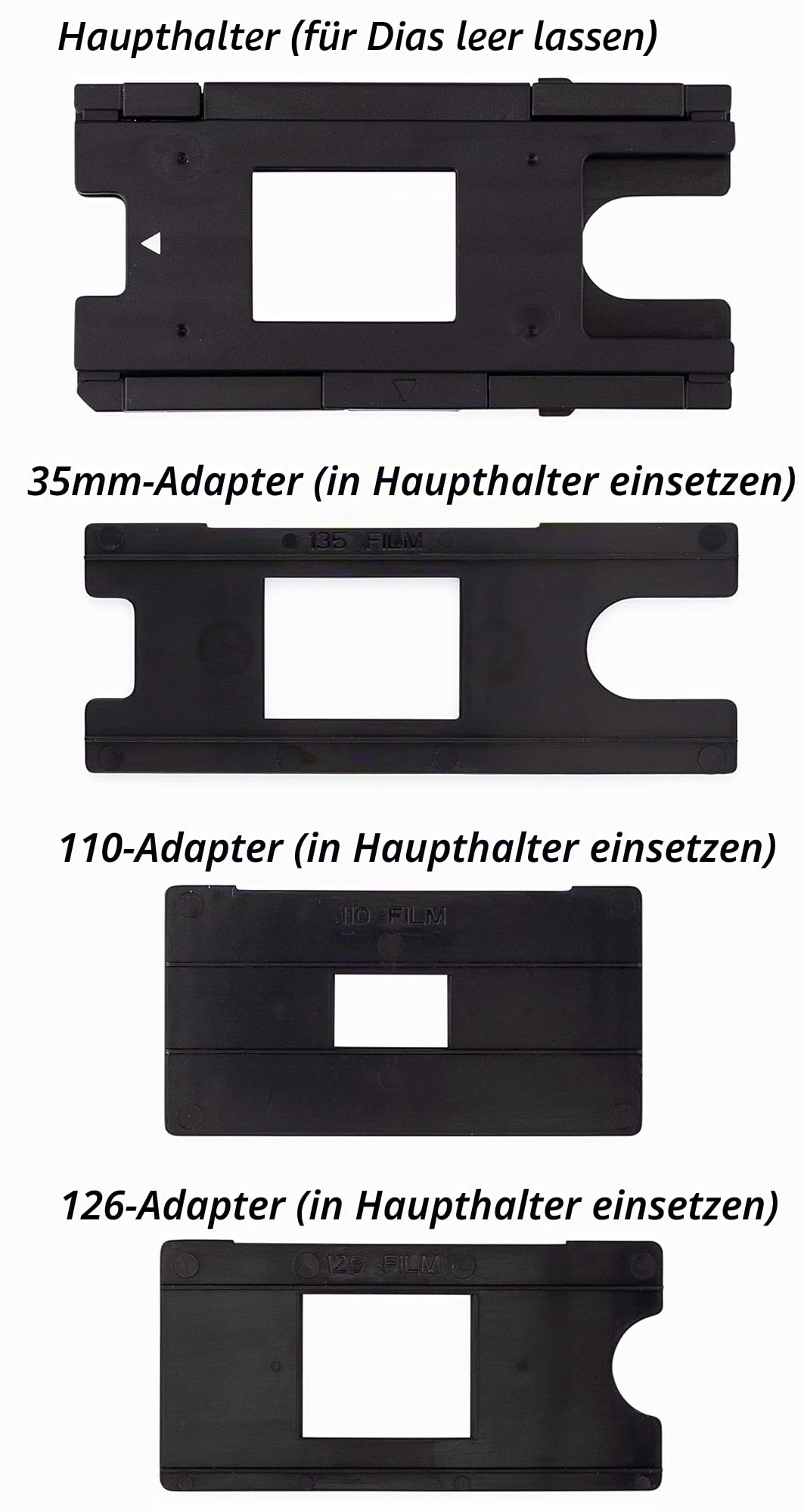 ClearClick Virtuoso 2.0 22MP Film- und Diascanner 5-Zoll-LCD-Bildschirm 35mm 110 126