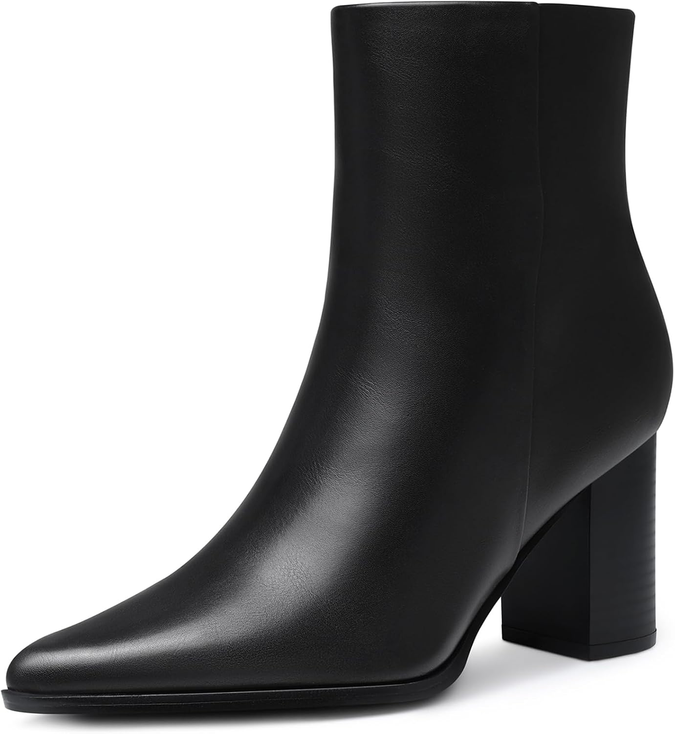 Women Ankle Boots - Chunky Heels