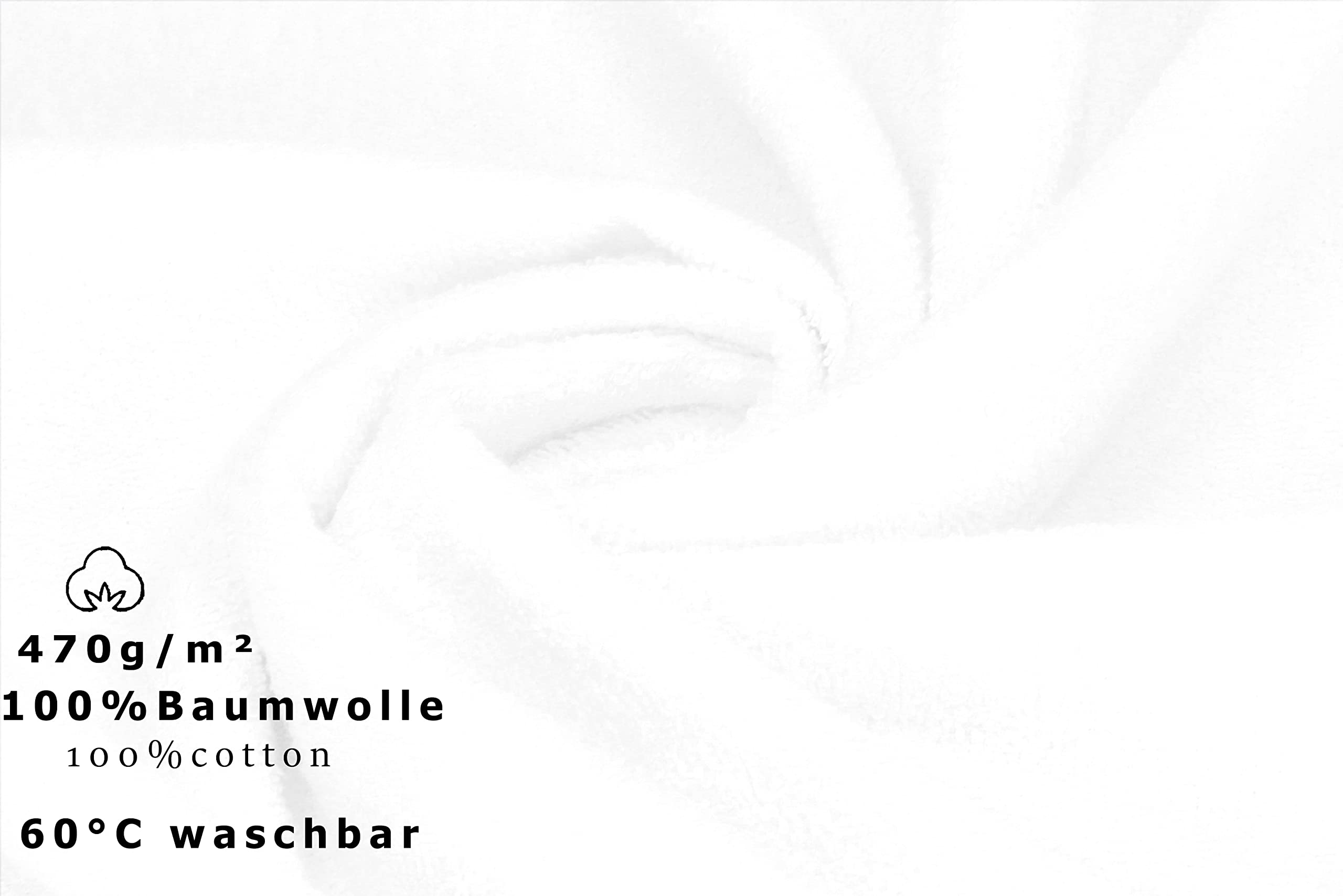 Betz 20 Stück Gästehandtücher Premium 100% Baumwolle Gästetuch-Set 30x50 cm Farbe weiß