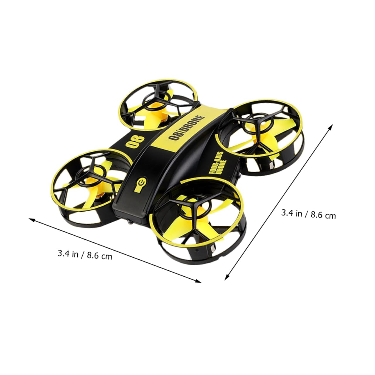 ibasenice Mini Quadcopter Elicottero Remote Control Con Design Compatto e Leggero Automatico e Stabilizzato e Facile Da Usare e Sicuro