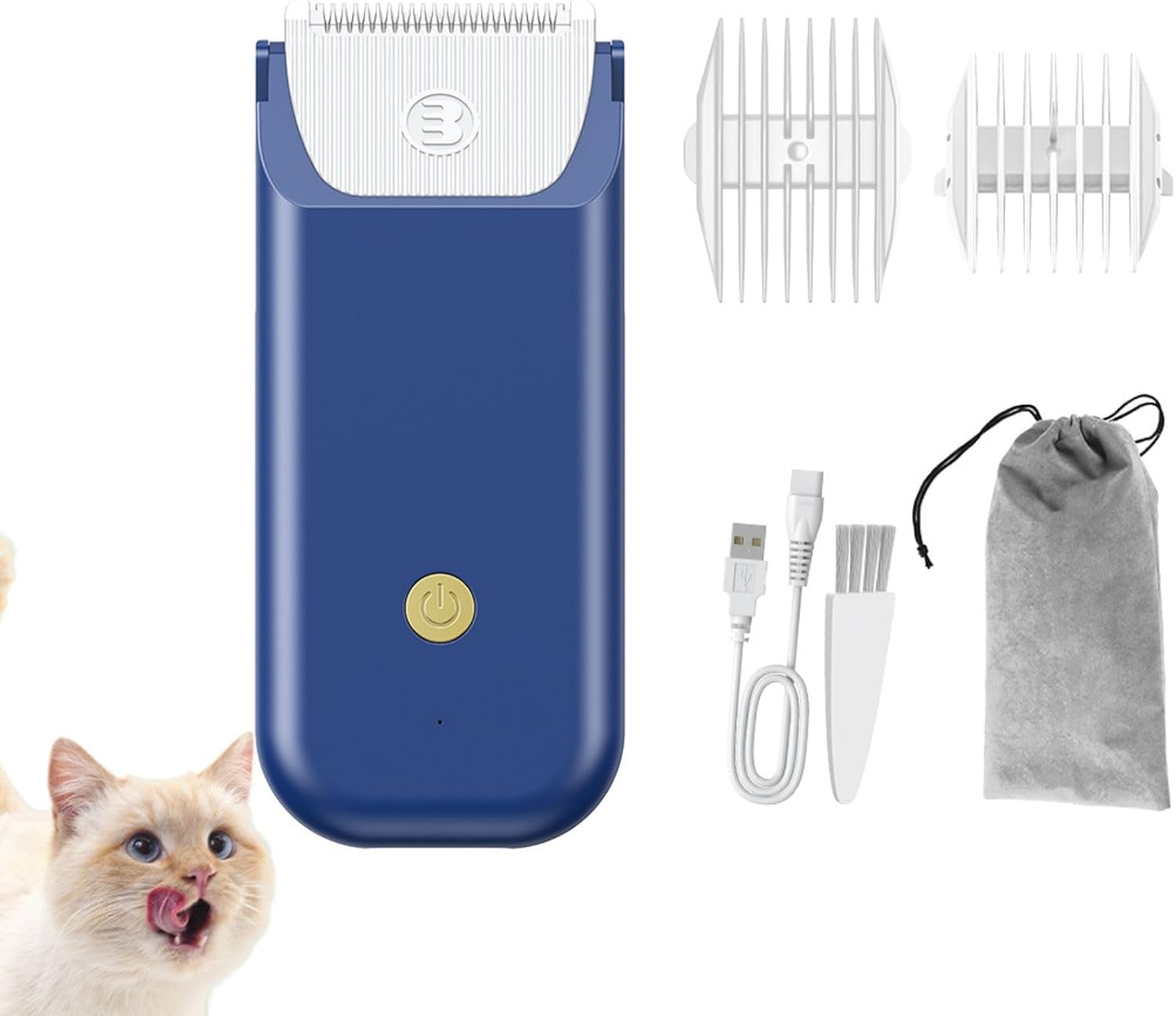 Dog Clipper Cat Hair Trimmer for Grooming Rechargeable