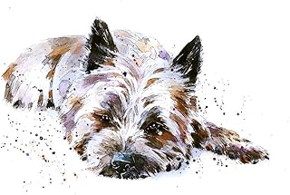Cairn Terrier - Print Watercolour, Cairn Terrier art, Cairn Terrier print, Cairn Terrier Wall décor, Cairn Terrier Watercolour Print