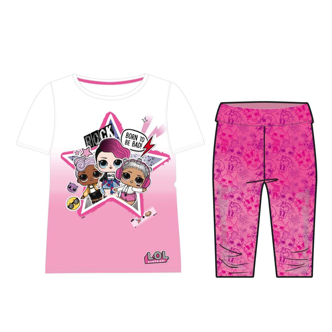 Cerdá Pijama Corto Algodón LOL Pigiama, Rosa