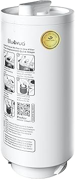Bluevua Official 5-IN-1 RO Filter, Replacement for RO100ROPOT-Travel Countertop Reverse Osmosis System, 6 Months Lifetime