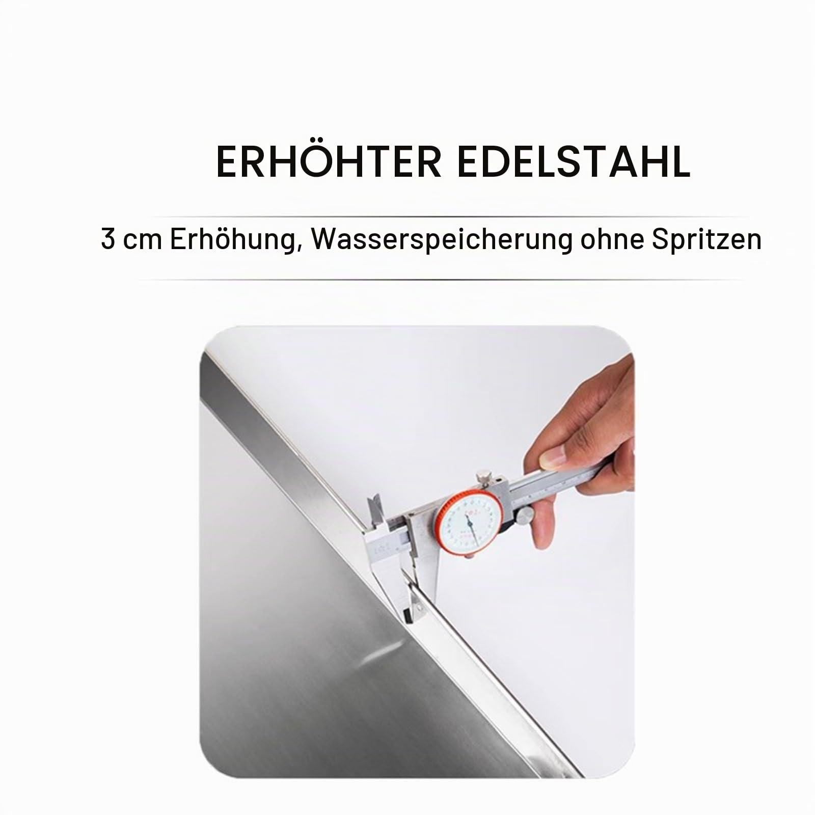 Auffangwanne mit Ablauf Verstärktes Edelstahl Material Auffangwanne der Klimaanlage für Split Klimaanlagen Sets Verschiedene Größen (Size : 1-2P)