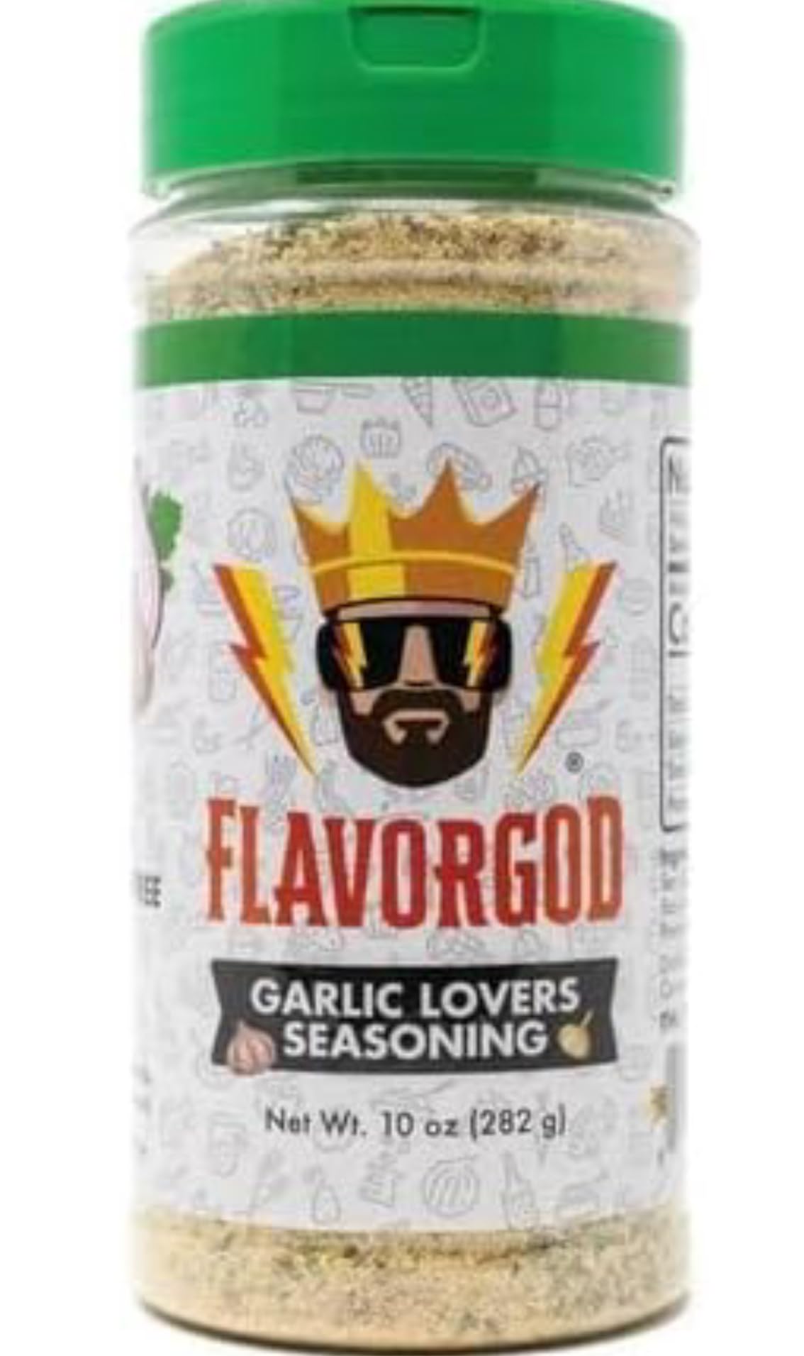 Garlic Lovers Seasoning Mix - 10oz (Pack of 2) - Premium All Natural & Healthy Flavor Spice God Blend