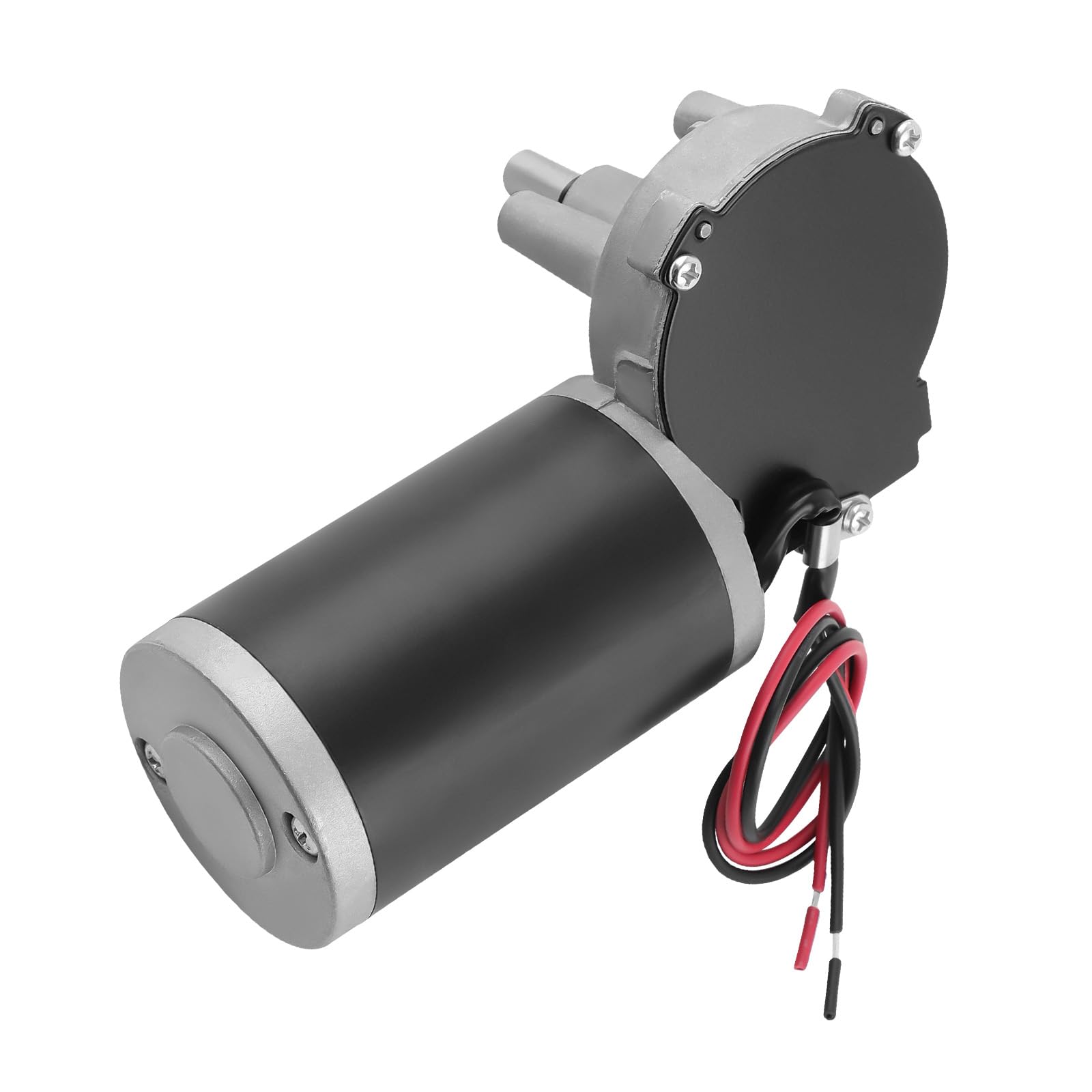 maXpeedingrods 24V/45W DC Motoréducteur Moteur Electrique de Vitesse Ø63 mm | moteur synchrone électrique à couple élevé (réducteur à gauche) pour motorisations de portails, fenêtres