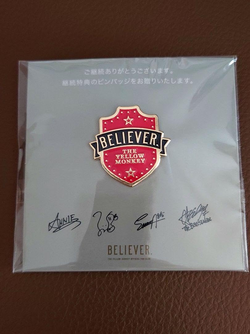 THE YELLOW MONKEY BELIEVER ピンバッジセット THE YELLOW MONKEY BELIEVER ピンバッジセット