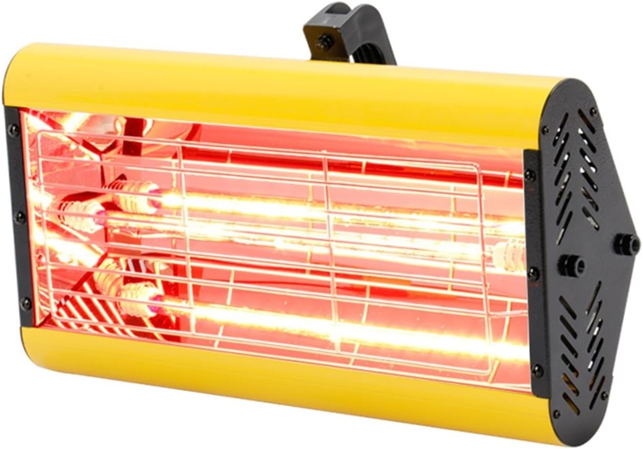 Paint Drying lamp, Car Spray Paint Baking lamp Industrial Paint Room high Temperature Paint lamp Handheld Portable Infrared Mobile Paint lamp(1)