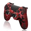 ancihdgm Wireless Controller for PS4 Game Controller kompatibel mit PS4/Pro/Slim/PC/PS3/Android/IOS Gamepad mit Dual Vibration/6-Achsen-Gyro-Sensor/Touchpanel/Kopfhörerbuchse