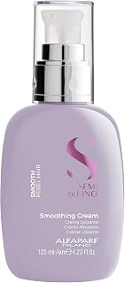 Alfaparf Milano Semi Di Lino Smooth - Creme para Cabelos Crespos e Rebeldes - Controla o Frizz - Protege do Calor e da Umidade - Alisa e Hidrata Cabelos Indisciplinados 125ml