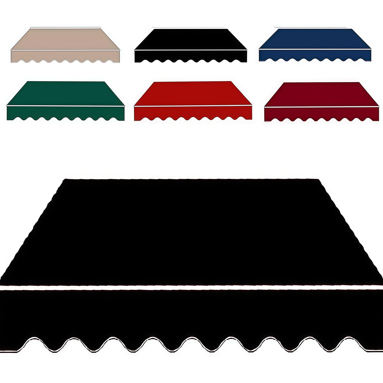 Cubierta de poliéster impermeable premium para toldo retráctil de exterior