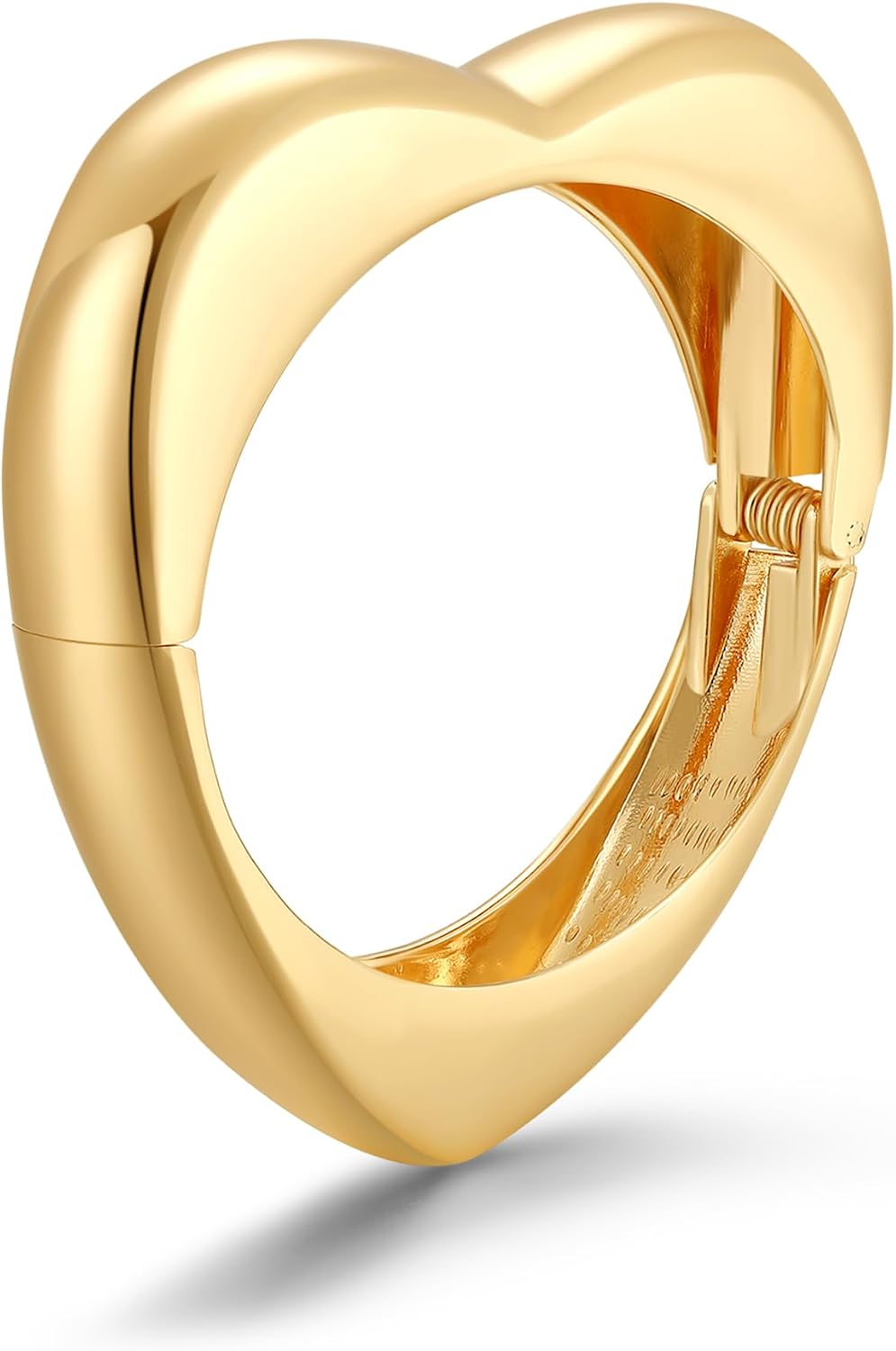 Chunky Gold Bangles Bracelet for Women Trendy Statement Bracelet Dainty Charm Gold Jewelry