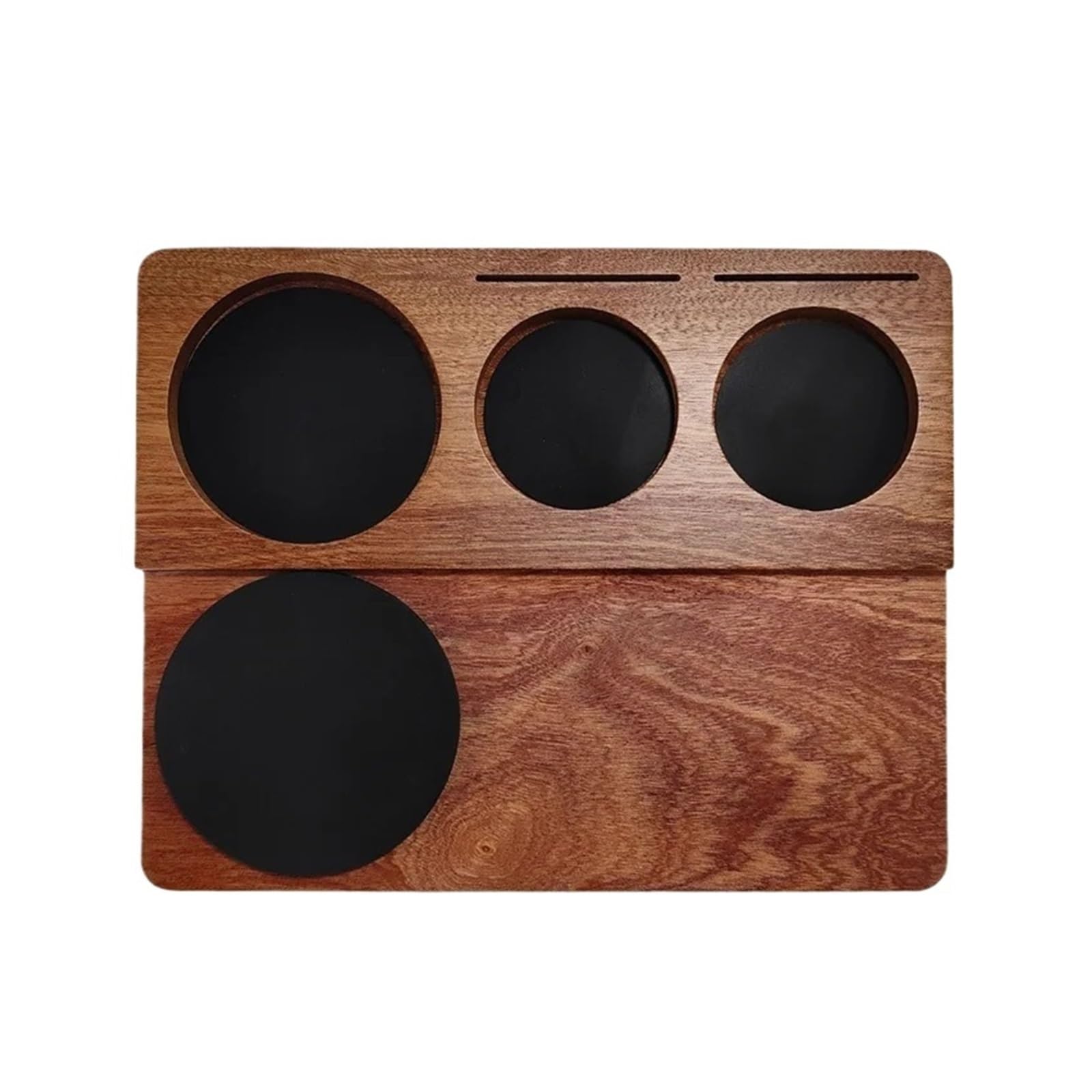 Espresso-Tampingstation Aus Sapele-Holz, 51 Mm, 54, 58, Universal-Siebträgerhalter, Tampermattenständer, Barista-Kaffeezubehör
