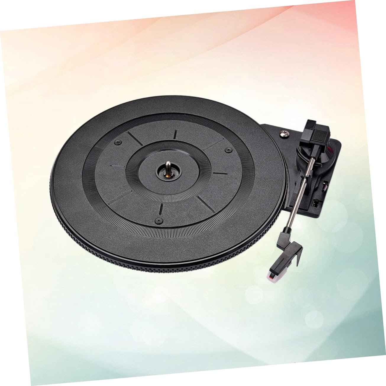 Giradischi Vintage Per Vinili 33 Giri Puntina e Preamplificatore Integrato Materiale Plastico Di Durevole Per Accessori Audio e Video