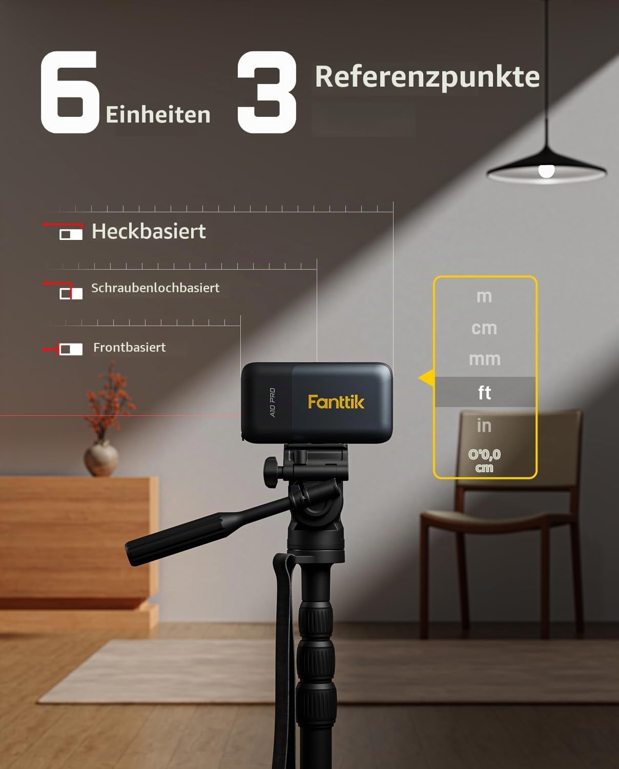 Fanttik C8 Nano Elektrische Schere & Fanttik A10 Pro 2-in-1 Digitales Laser Entfernungsmesser