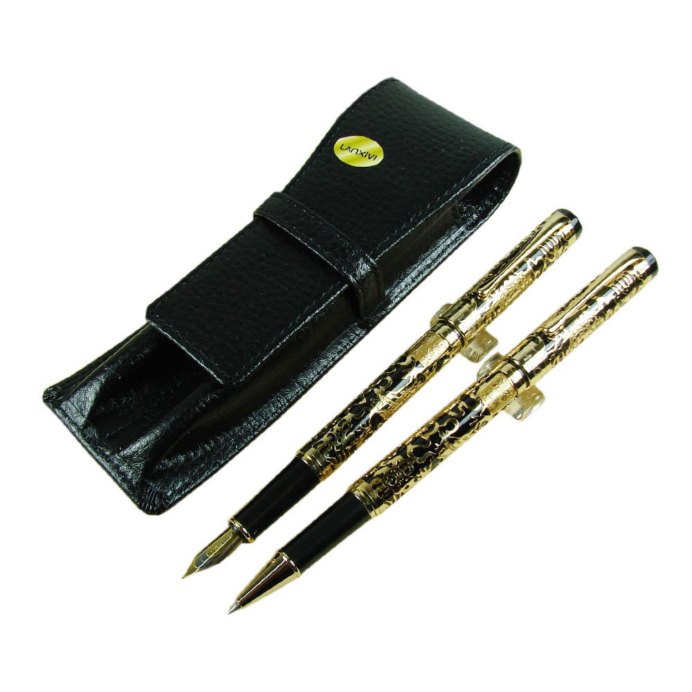 Rollerball Pen Jinhao 5000 Fountain Pen Lanxivi Jinhao 5000 Century  Fountain Pen Rollerball Pen Leather