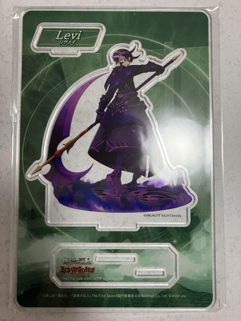 ブレオダ 3周年 アクスタ リヴァイ オーロラ 進撃の巨人Brave Order』 運営サイト｜enish