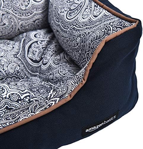 Amazon Basics Cuddler Pet Bed - Medium, Floral Print