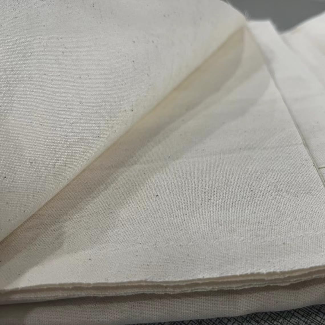 Heavy Cotton Muslin Fabric Textile Unbleached Draping Fabric 63 inch Wide Natural 5 Yards (5.25 Feet x 15 Feet)(63" x 180"), by Hautico - Image 5