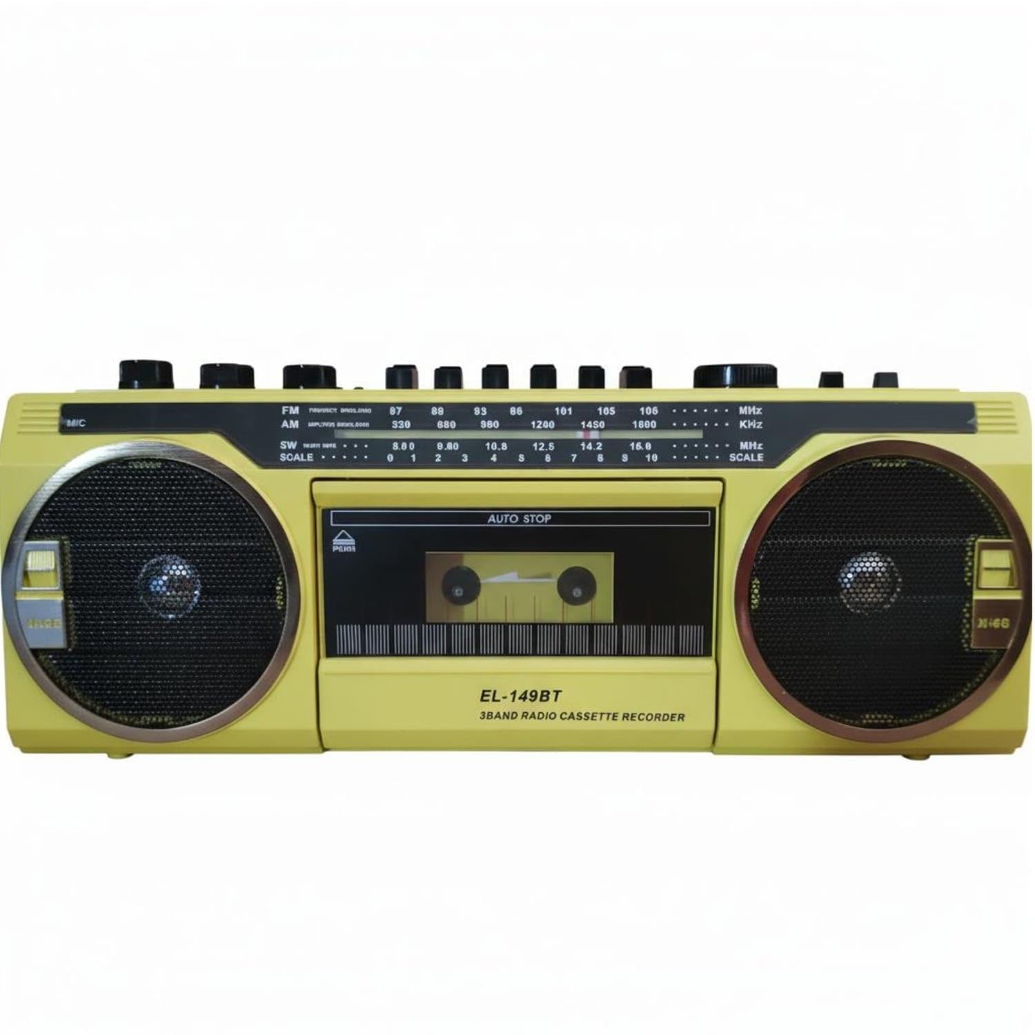 Bnf Recording Function Retro Boombox USB & SD Card Slot Bluetooth Cassette Player Multiple Power Options Retro Boombox Cassette Player High Bass Sound for Collectors-image-34