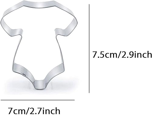 Miniatura 2 de Cortador de galletas con forma de vestido para baby shower