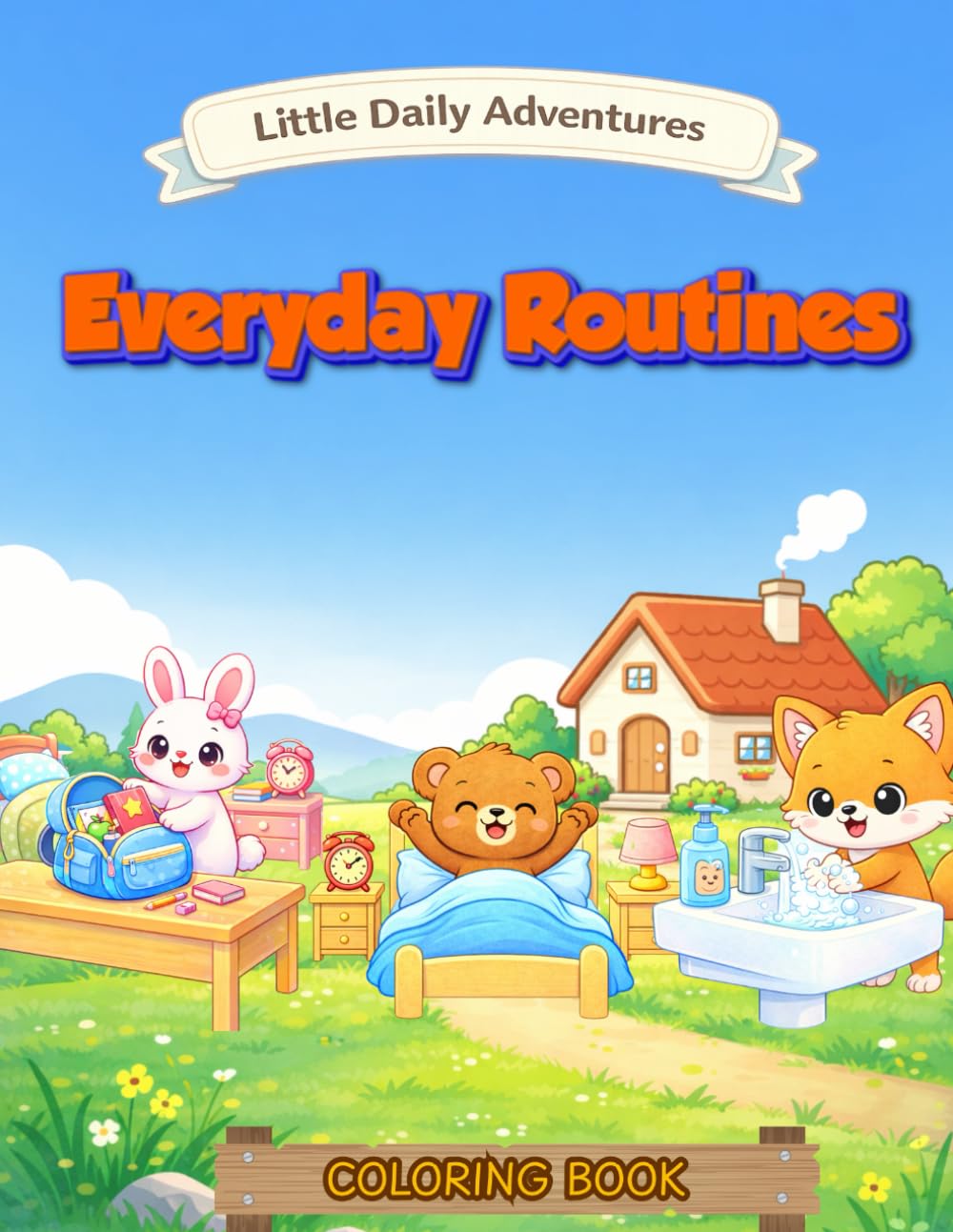 Everyday Routines: Coloring Book (Little Daily Adventures)