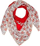  Tommy Hilfiger Tjw Floral Square Bufanda, Rojo (Red Mix 902), única (Talla del Fabricante: OS) para Mujer