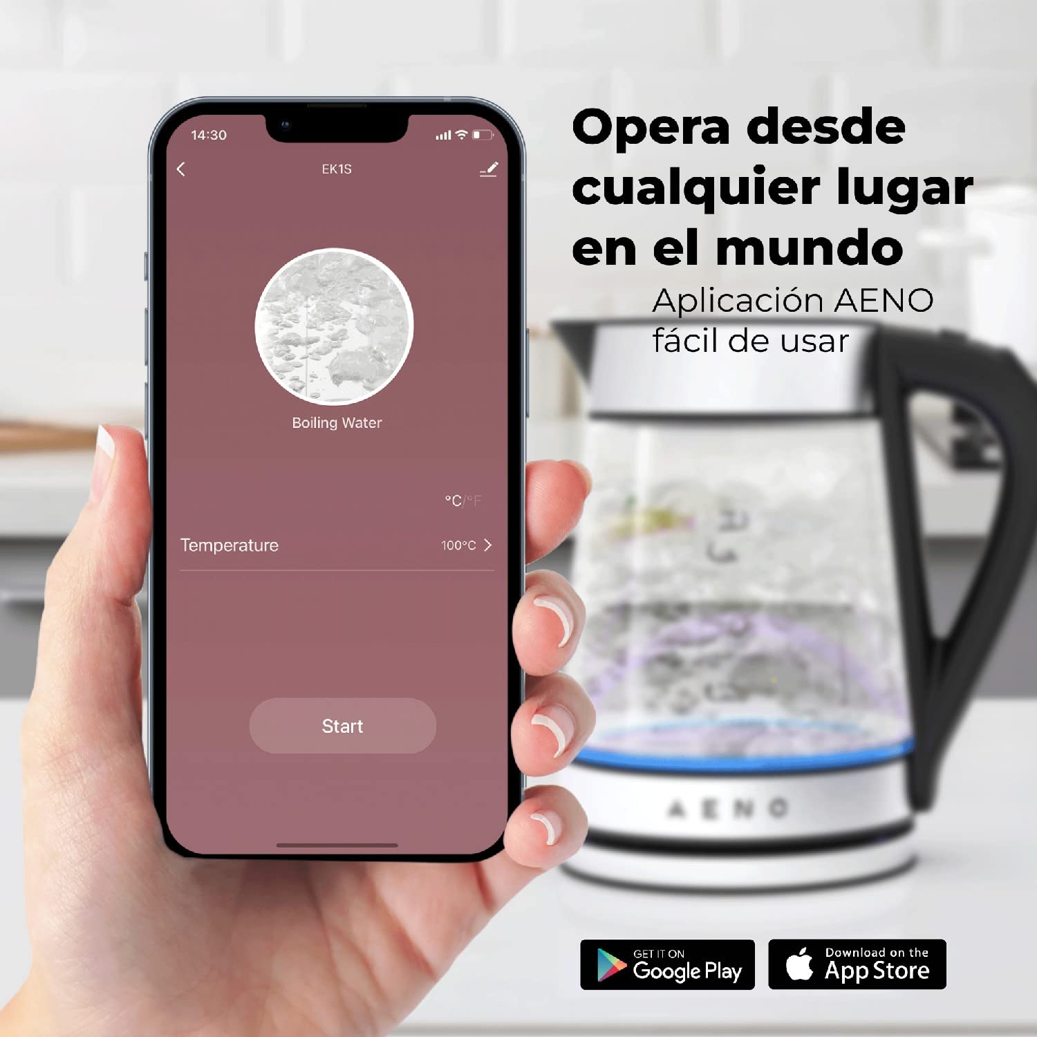 Aeno Hervidor De Agua Ek1