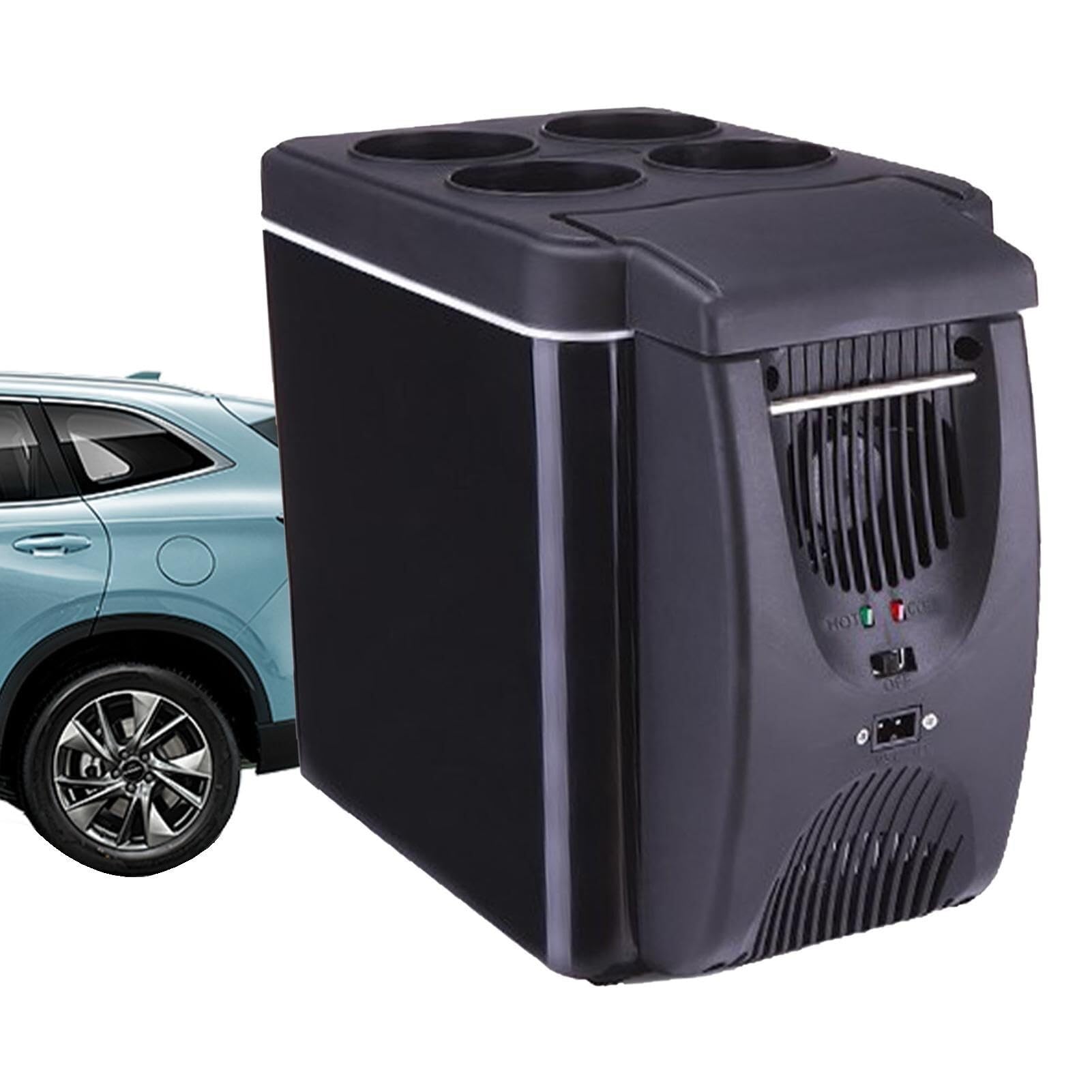 Frigorifero Portatile, Frigorifero con congelatore per Auto,capacità 6 l, 12 V/240 V, raffredda/riscalda per Auto, per Campeggio, Viaggi su Strada, Viaggi