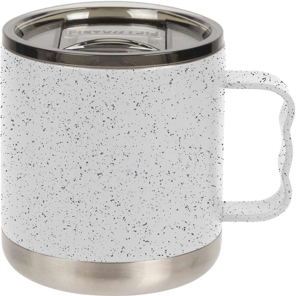 FIFTY/FIFTY 15oz - Brick Red Speckled Camp Mug with Slide Lid
