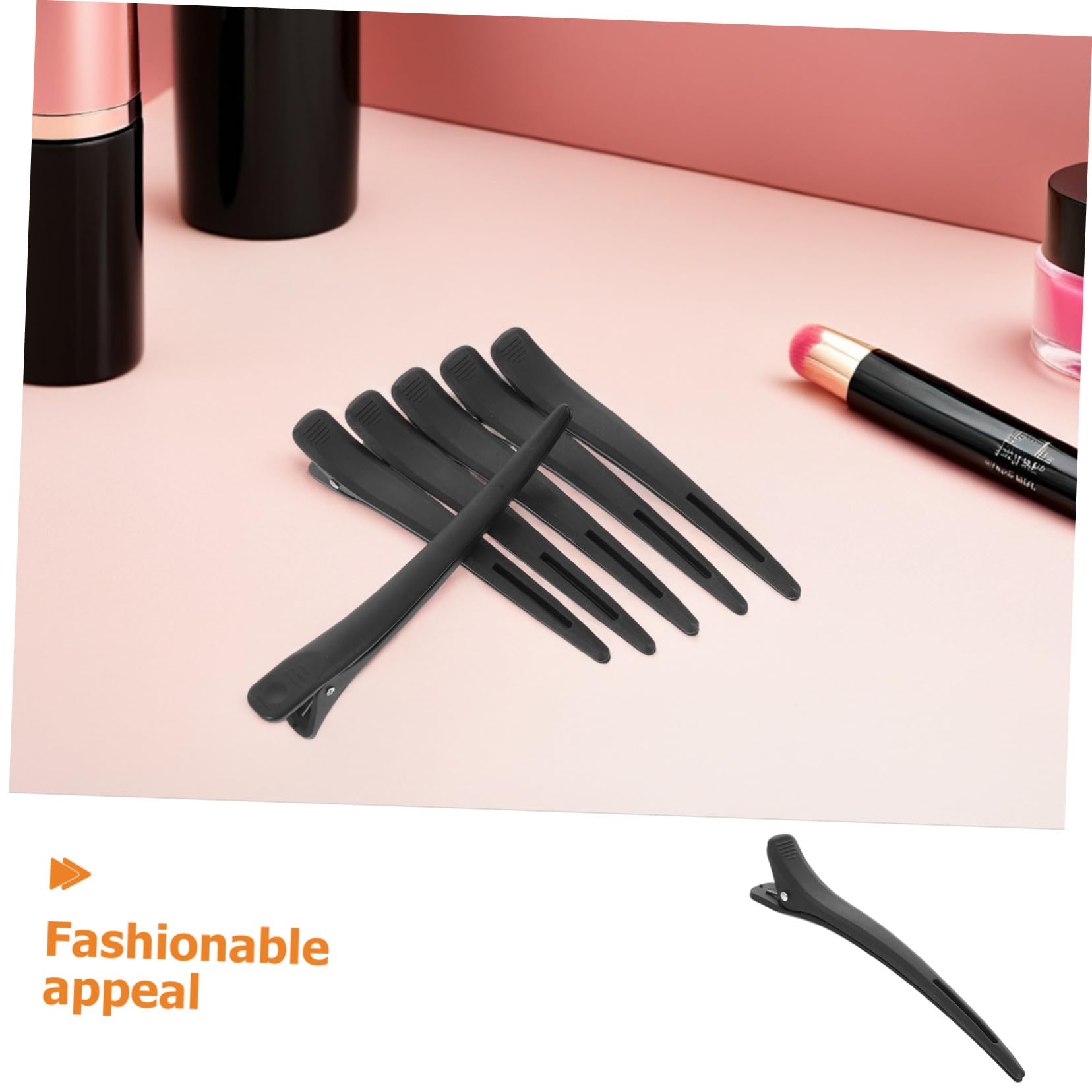 Healeved 20pezzi Fermagli per Capelli Forma di Becco d Anatra senza Pieghe per Parrucchiere Trucco Piega Ricci Accessori Multiuso per