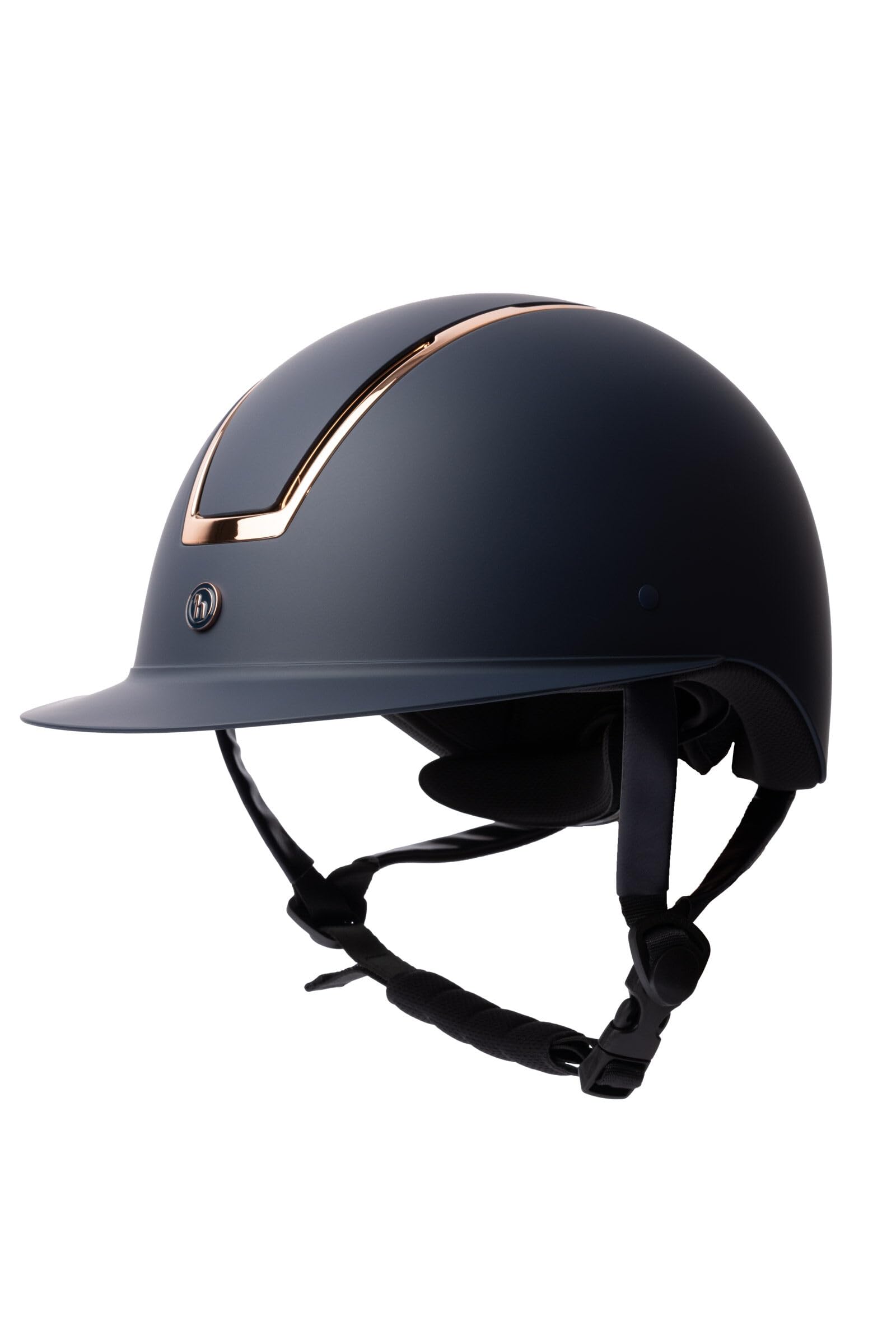 Horze Atmos - Casco de equitación para mujer, color metálico, CE EN 1384:2023, tamaño ajustable