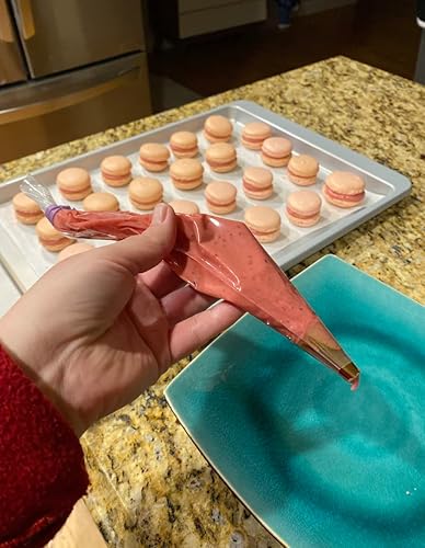 Miniatura 3 de 100 lazos para bolsas de pastelería, lazos de silicona para bolsas de glaseado, lazos reutilizables para bolsas de decoración de bolsas de pasteles