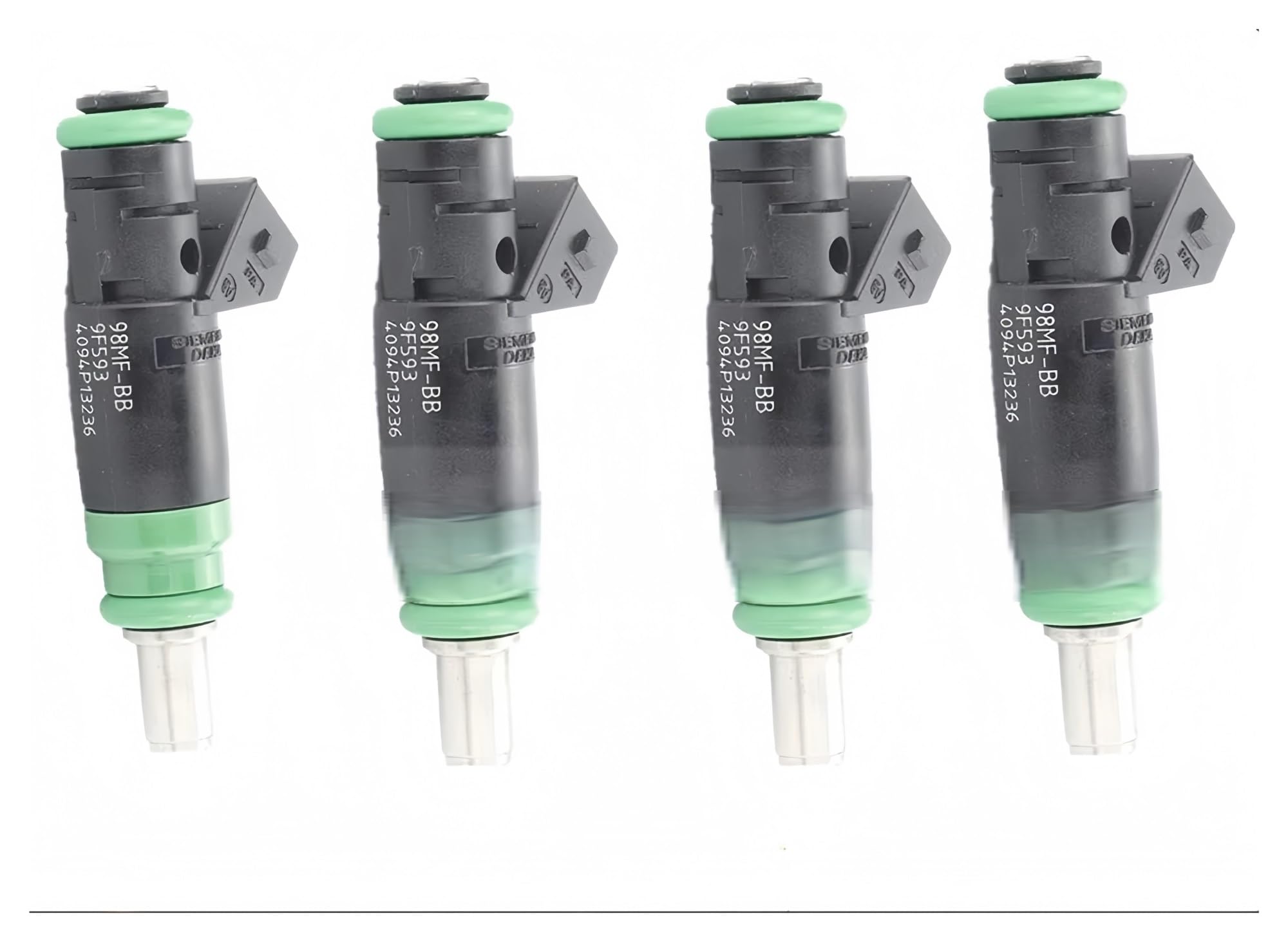 4PCS Fuel injectors 98MF-BB 9F593 Compatible for the Citroën Models