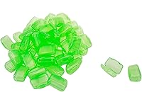 Vista 7 de 50 tapas para cepillos de dientes, funda protectora de cabeza de cepillo de dientes para viajes u hogar, color blanco transparente