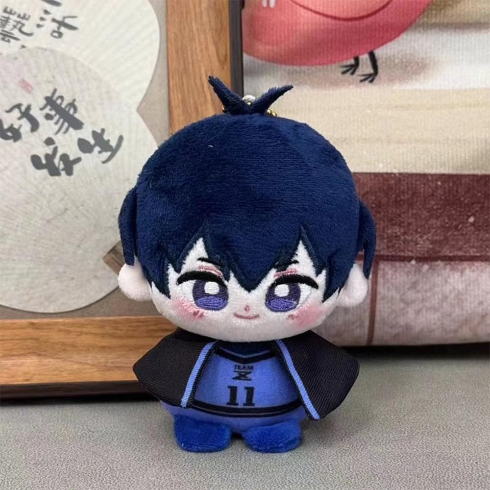 QAHEART Isagi Yoichi Figures Pillow Anime Cartoon Seishiro Nagi/Bachira Soft Stuffed Pillow Cushions Anime Figures 12CM/4.72IN