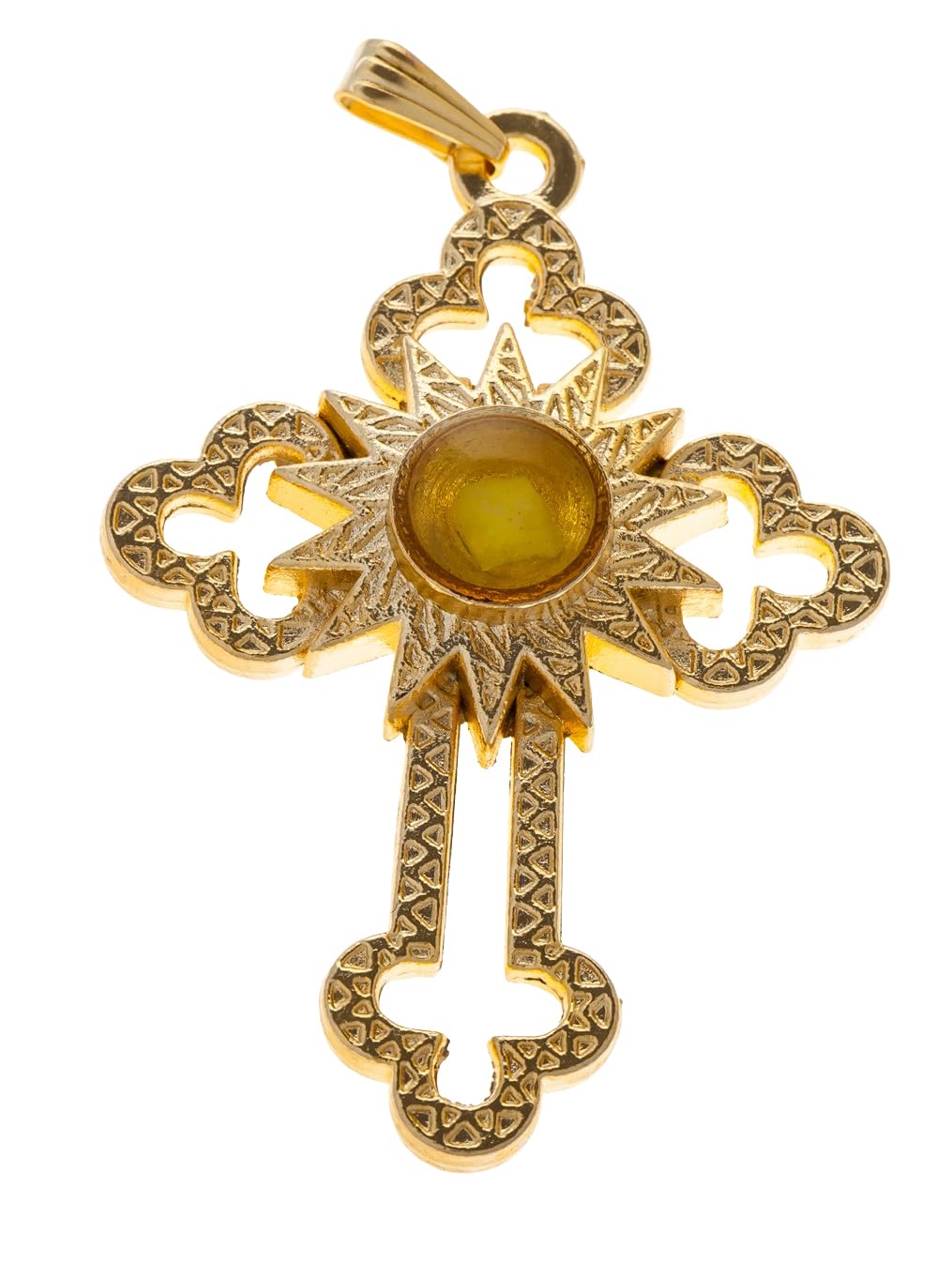 LION OF JUDAH MARKET Nativity Cave Stone Relic from Bethlehem Nativity Star Pendant