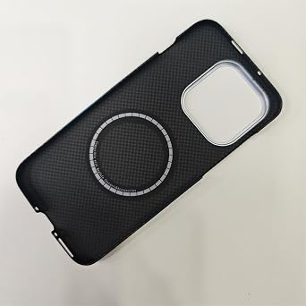 DAYJOY Magnetic Aramid Fiber Case Compatible with Oppo FInd X9 Pro - Light Slim Genuine Real Hard Carbon Fiber Protective case Compatible with Magsafe (B)