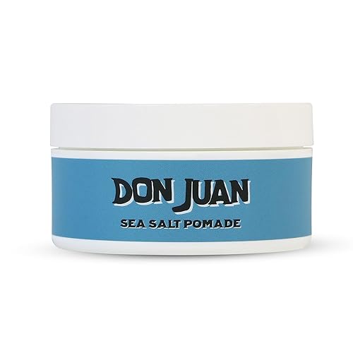 Miniatura 3 de Don Juan Pomada de sal marina  a base de agua  fijación media  brillo medio  Extractos de plantas naturales y minerales oceánicos  Aroma de cera de