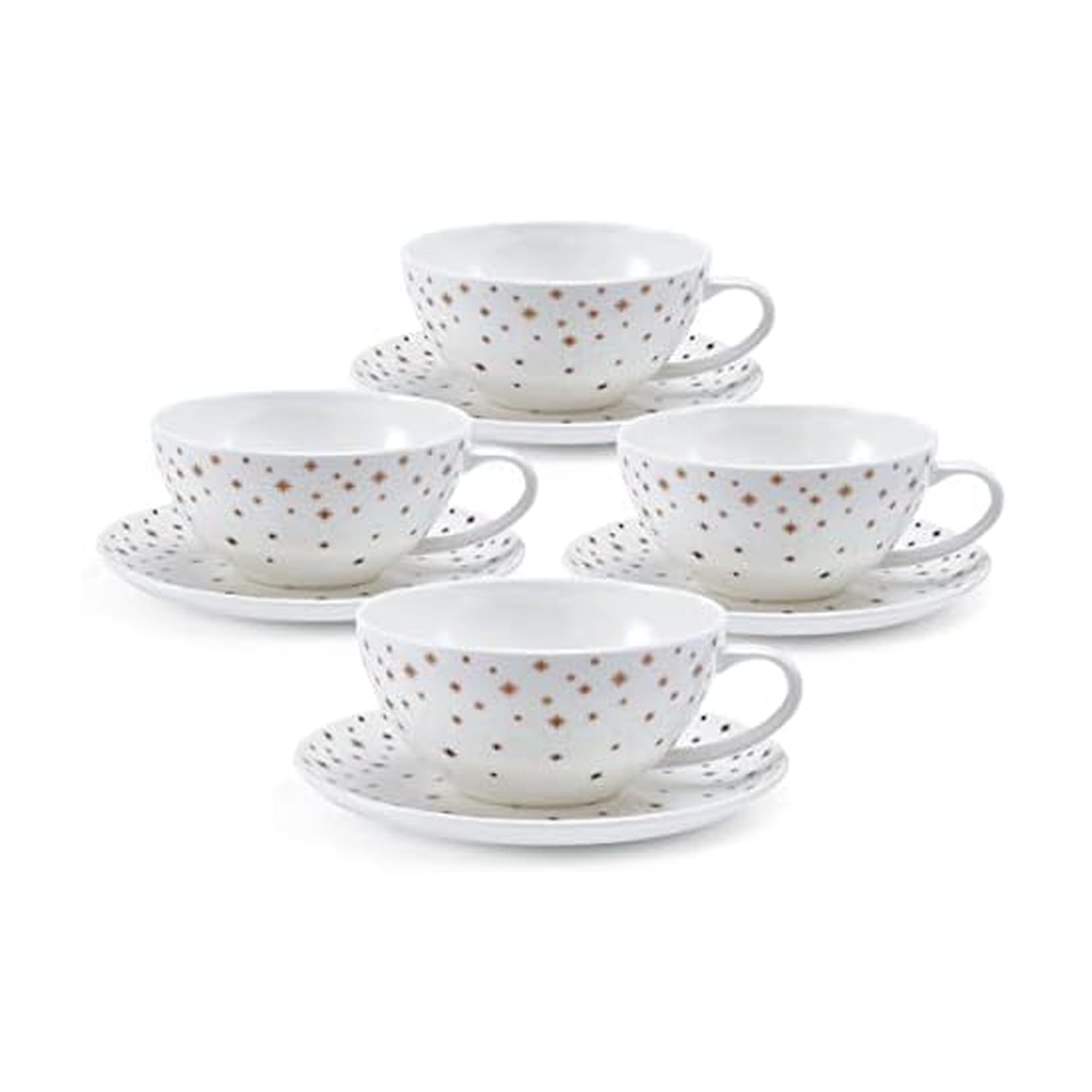 Amazon.com | Mikasa Millie Gold Metallic Set of 4 Tea Cups and