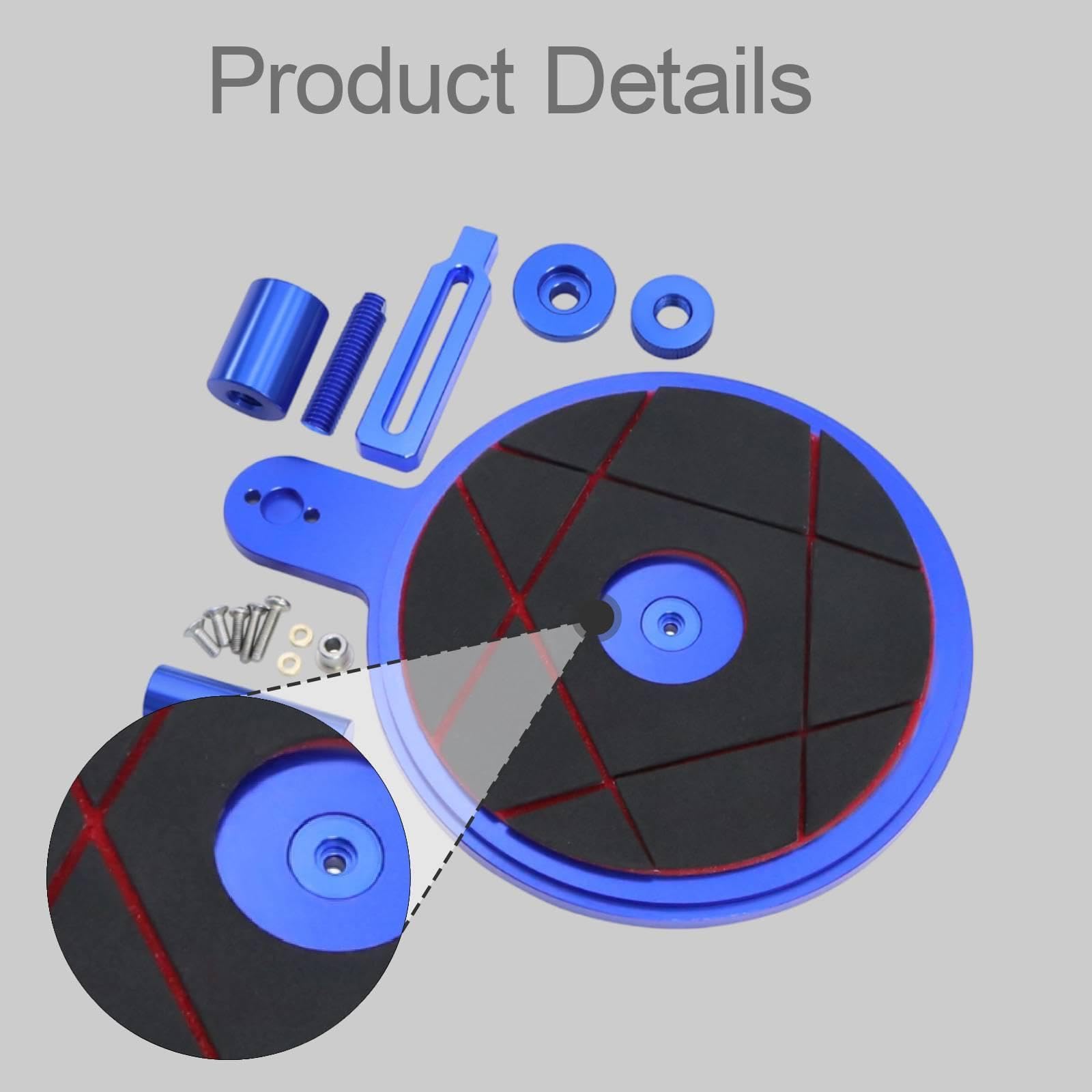 F Fityle neumáticos RC, fácil instalación, Accesorios para Aficionados, Herramientas auxiliares, aleación Aluminio, Ajustable, semiautomático, Azul