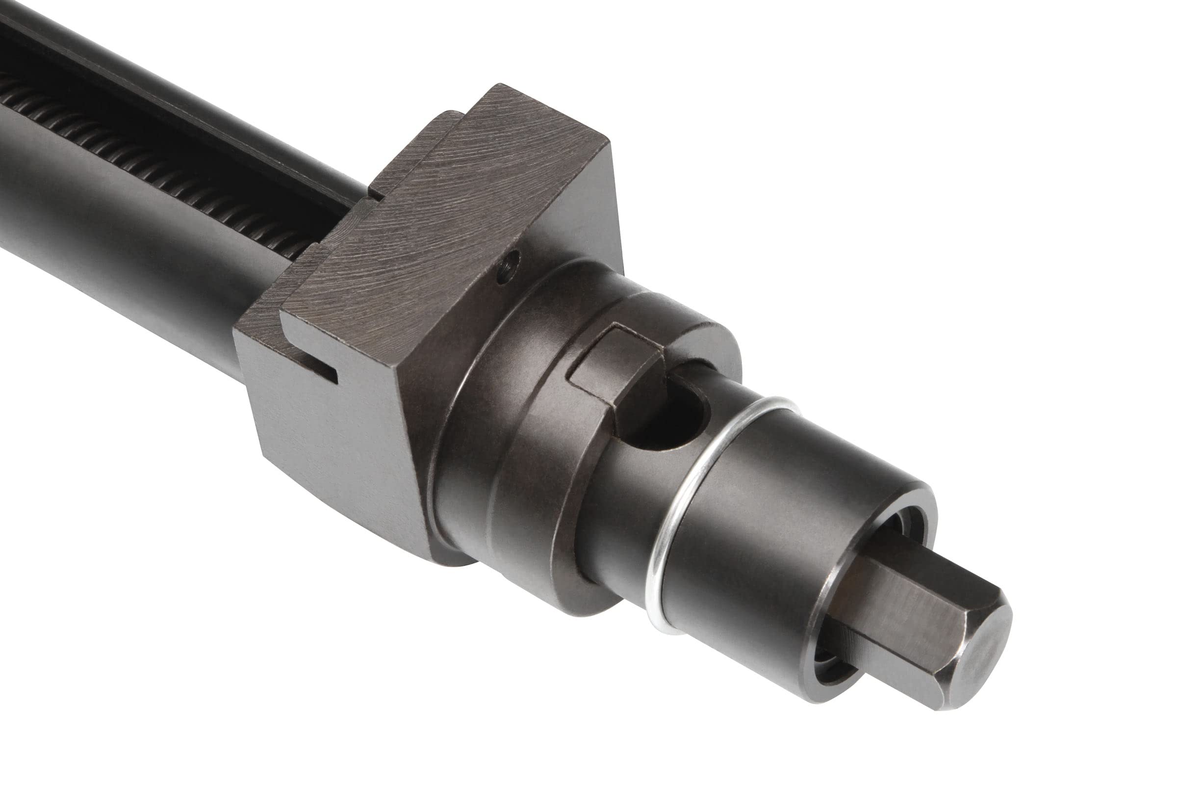 otgerlensker products Universal McPherson Federspanner – 1000 kg Spannkraft, 3-teiliges Jochset (bis 2500 kg), Sicherheits-Schutzkappen & robuste Spindel im Werkzeugkoffer