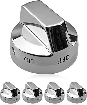 DG94-00945A Burner Control Dial Knobs Fit for Samsung, 5 PCS