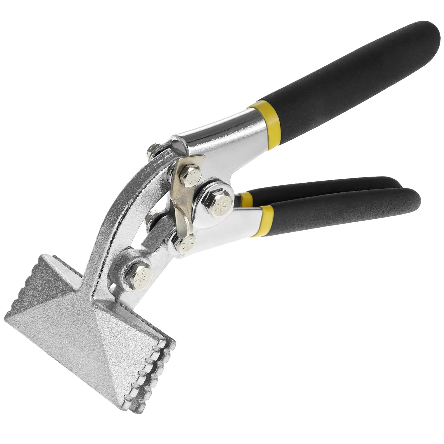 QWORK 3 Inch Hand Seamers Sheet Metal Tool, Offset Versatile Metal Bending Pliers