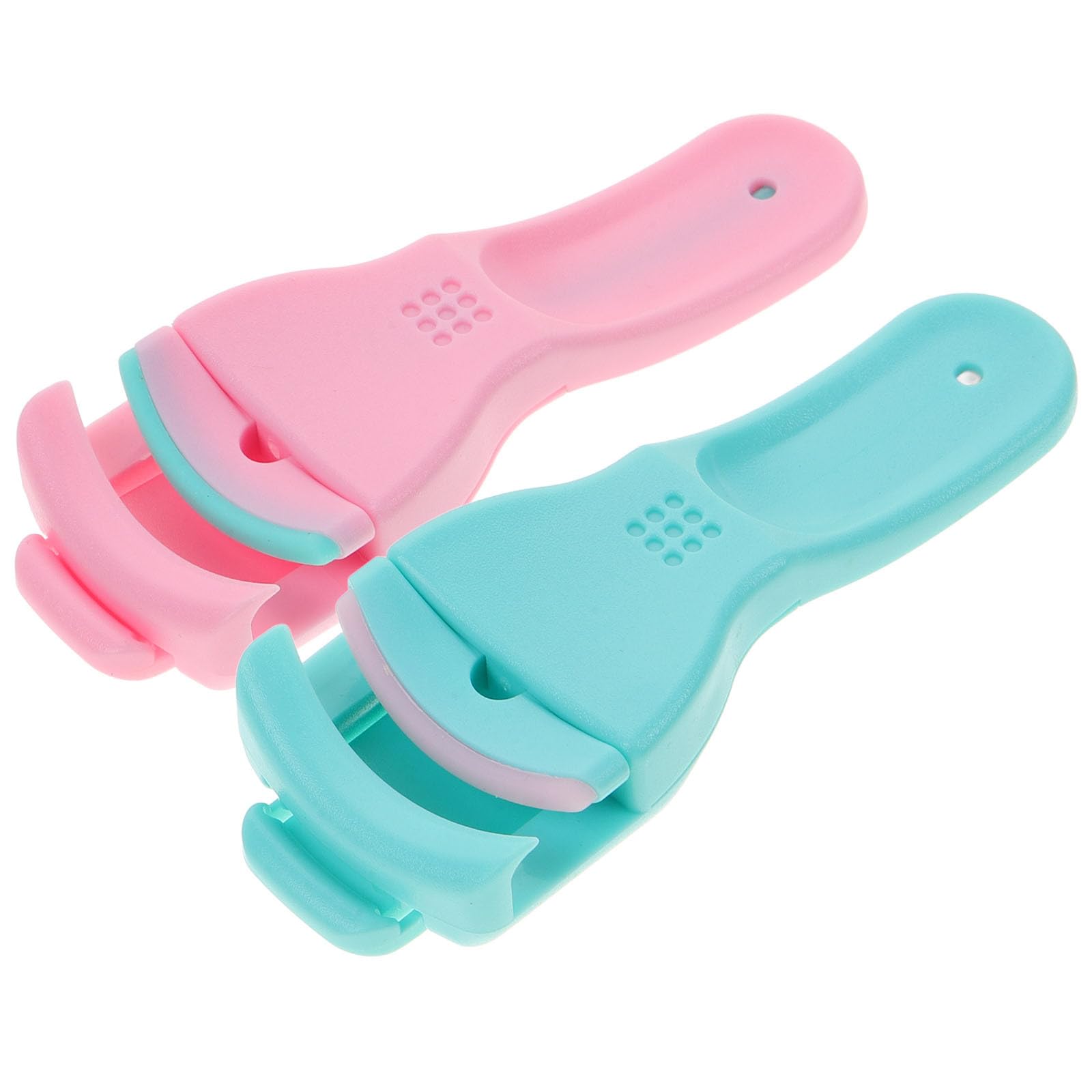 Generico Piegaciglia Portatile in Plastica 2 Pezzi Set Facile da Usare Accessorio Cosmetico per Trucco per Viaggi