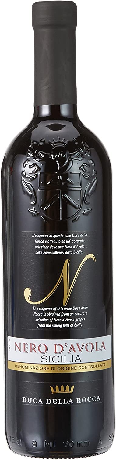 The Wine Guys Geschenk-Set „Rustico“ mit Wein und Salzgebäck in einem tollen Geschenkkarton | Geschenkset mit edlem Rotwein aus Sizilien (1 x 0.75 l) und feine Grissini aus Italien