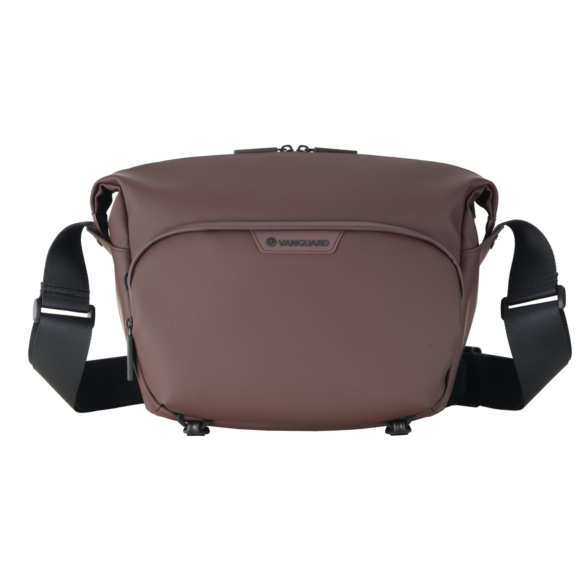 Vanguard VEO Lite S7L Camera Shoulder Bag with 7L Capacity, Water-Repellent PU Material, EVA Smart Divider, Wide Opening, Tablet Sleeve & Rain Cover - Chocolate